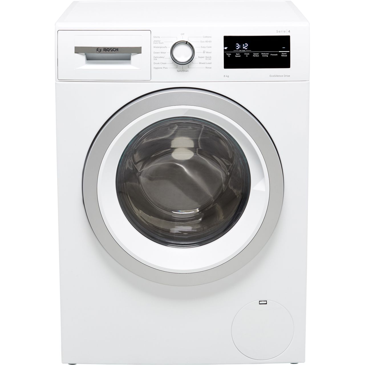 Bosch Series 4 WAN28250GB 8kg Washing Machine with 1400 rpm White A Rated